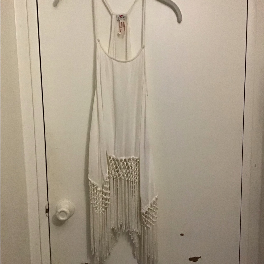 Fringe Cream blouse small